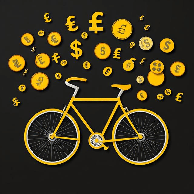 Currencies with bicycle